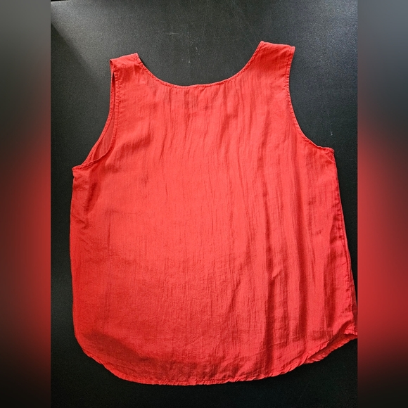 Vintage - Silk Ellen Ashley Sheer Shell/Tank - NWOT- Size L - Picture 4 of 5